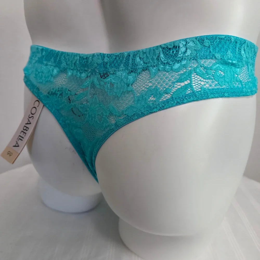 Cosabella Men's Luxury Italian Floral Lace G-String Designer Premium Underwear